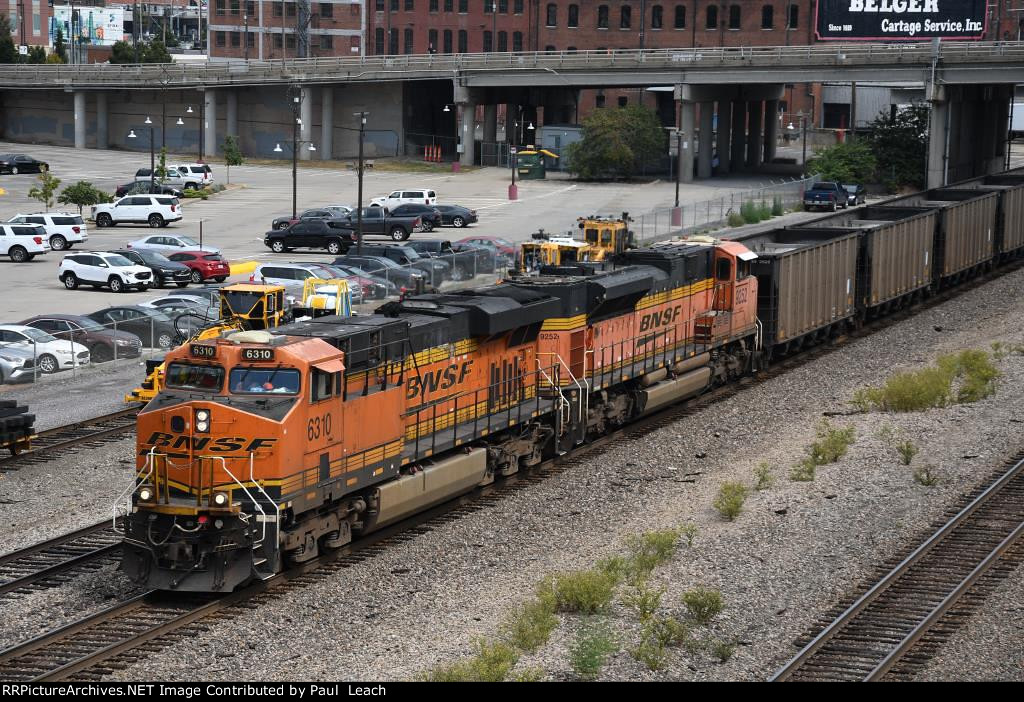 Westbound empty coal train